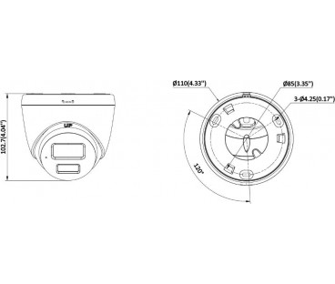 Kamera IP Hikvision DS-2CD1347G3-LIUF/SL(2.8mm)