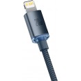KABEL USB-C / Lightning iPhone Baseus Crystal CAJY000201 1.2m 20W PD Quick Charging CZARNY W OPLOCIE PREMIUM KABEL USB-C / Lightning iPhone Baseus Crystal CAJY000201 1.2m 20W PD Quick Charging CZARNY W OPLOCIE PREMIUM