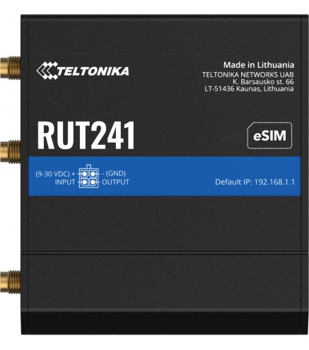 Teltonika RUT241 router przemysłowy 4G / LTE (RUT241010000)