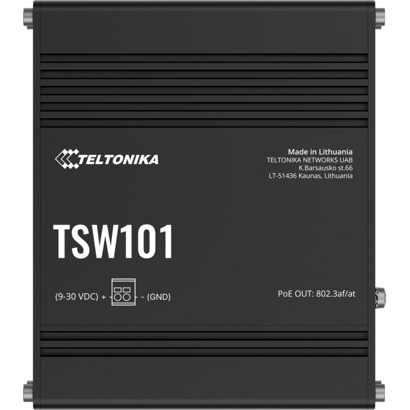 Teltonika TSW101 switch przemysłowy PoE+ (TSW101000000)