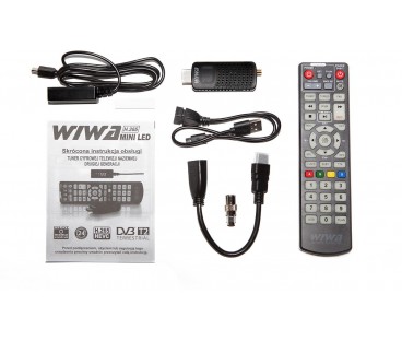 Tuner DVB-T/T2 WIWA H.265 MINI LED