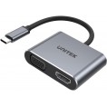 Unitek Hub USB-C HDMI VGA USB-A i PD 100W D1049A