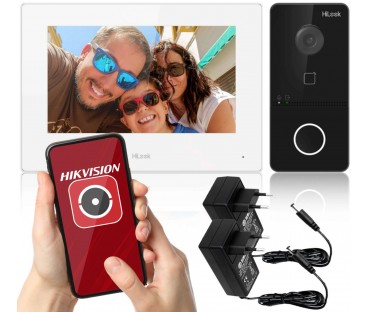 Zestaw wideodomofonowy IP Hilook by hikvision IP-VIS-SLIM-W