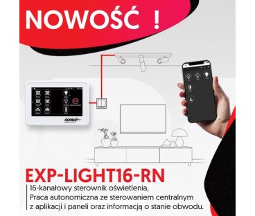 ROPAM STEROWNIK OŚWIETLENIA EXP-LIGHT16-RN