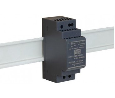 ZASILACZ IMPULSOWY NA SZYNĘ DIN MEAN WELL HDR-30-15 15V/30W/2A