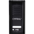 DOMOFON CYFRAL COSMO 1-LOKATORSKI KASETA CZARNA/UNIFON CZARNY