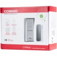 DOMOFON CYFRAL COSMO 1-LOKATORSKI KASETA CZARNA/UNIFON CZARNY