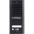 DOMOFON CYFRAL COSMO 1-LOKATORSKI KASETA CZARNA/UNIFON CZARNY