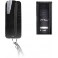 DOMOFON CYFRAL COSMO 1-LOKATORSKI KASETA CZARNA/UNIFON CZARNY