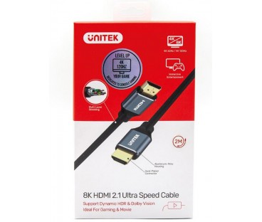 Kabel HDMI Unitek C138W 2.1 8K UHD 2m