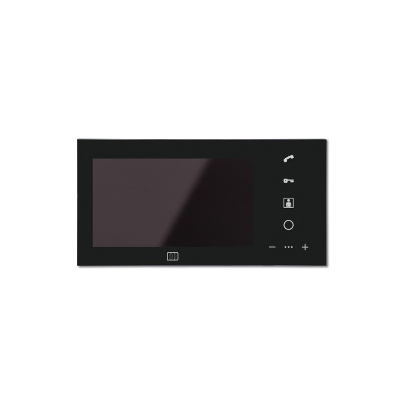 ACO INS-MP7 BK (Czarny) Monitor INSPIRO - kolorowy cyfrowy 7” do systemów videodomofonowych