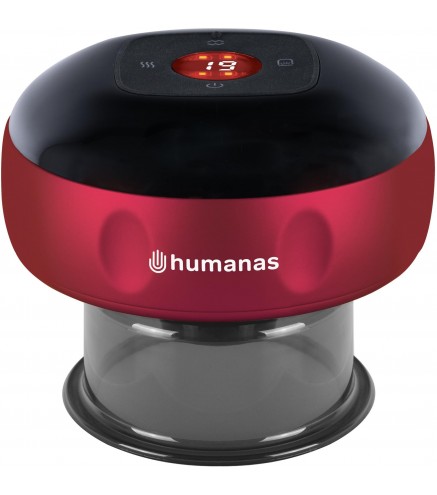 Bańka chińska elektroniczna Humanas BB01 Plus - czerwona