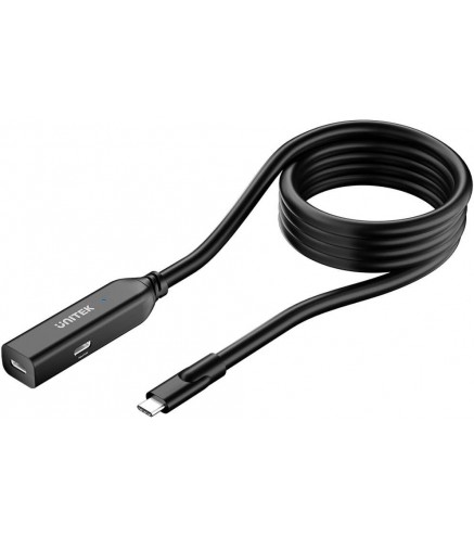 Unitek Kabel przedłużający USB-C 10 Gbps 5m, czarny