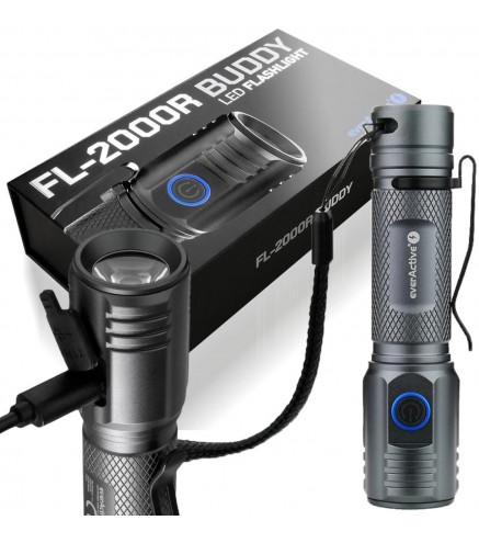 Latarka ręczna 20W LED everActive FL-2000R Buddy 2000 lumenów IPX