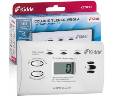 Czujnik czadu z wyświetlaczem Kidde K7DCO