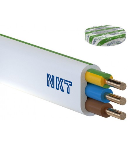 Przewód NKT instal PLUS YDYp 3x2,5 żo 450/750V 100m