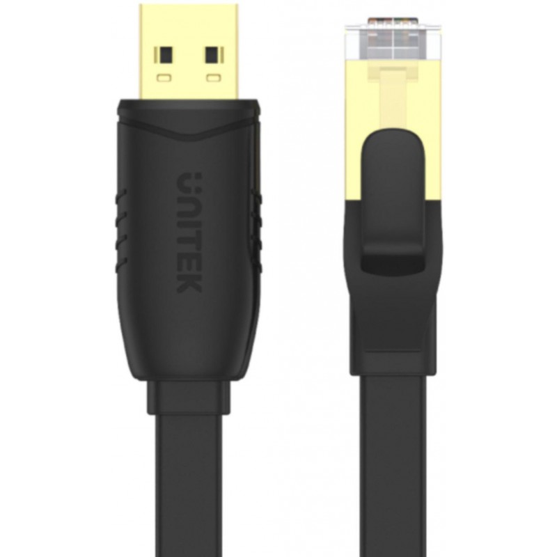 Kabel Unitek Y-SP02001B RJ-45 na USB-A konsolowy 1,8m Kabel Unitek Y-SP02001B RJ-45 na USB-A konsolowy 1,8m