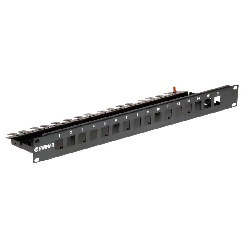 Obudowa do szafy RACK 19' na 4 kanałowe moduły przepięciowe EWIMAR PTU/PTF-6-RACK
