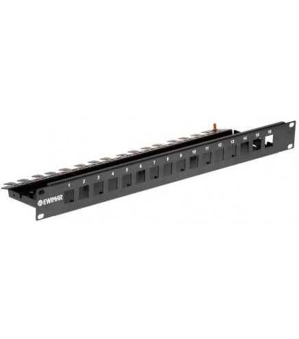 Obudowa do szafy RACK 19' na 4 kanałowe moduły przepięciowe EWIMAR PTU/PTF-6-RACK