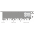 Obudowa do szafy RACK 19' na 4 kanałowe moduły przepięciowe EWIMAR PTU/PTF-6-RACK Obudowa do szafy RACK 19' na 4 kanałowe moduły przepięciowe EWIMAR PTU/PTF-6-RACK