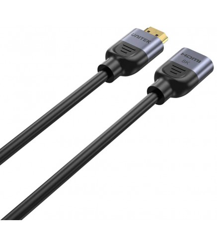 Unitek przedłużacz HDMI (M) - HDMI (F) 2.1, 8K 1m