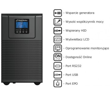 UPS ZASILACZ AWARYJNY PowerWalker VFI 3000 TG