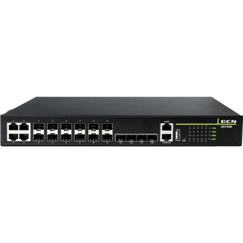 SWITCH DCN S5750E-16F-SI-D L3 Lite 8xSFP+/4xCombo/4x10G SWITCH DCN S5750E-16F-SI-D L3 Lite 8xSFP+/4xCombo/4x10G