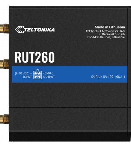 Teltonika RUT260 router przemysłowy 4G / LTE (RUT260000000)