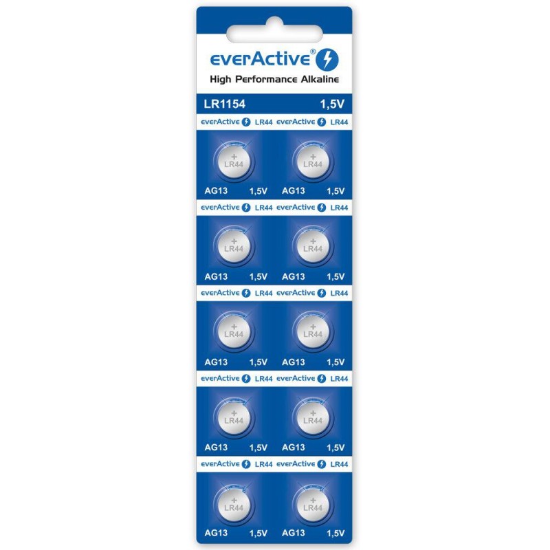 Bateria G13 / LR44 / LR1154 everActive 1,5V (blister 10 szt.)