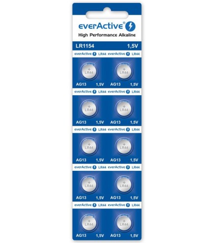 Bateria G13 / LR44 / LR1154 everActive 1,5V (blister 10 szt.)
