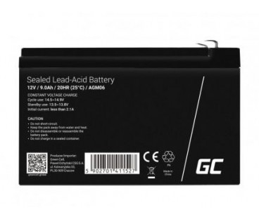 AKUMULATOR AGM Green Cell VRLA 12V 9Ah