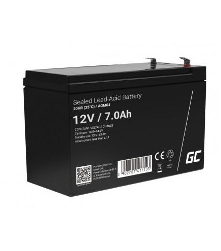 AKUMULATOR AGM Green Cell VRLA 12V 7Ah