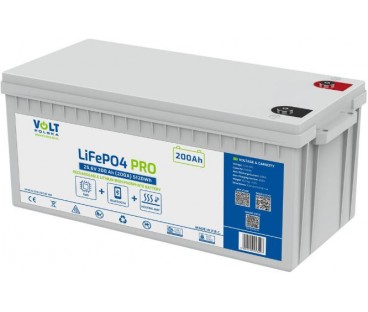 Akumulator Volt Polska LiFePO4 PRO 25,6V 200 Ah (200A) BMS BLUETOOTH + MATA