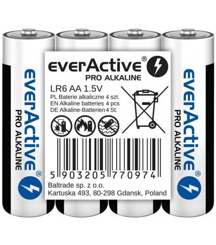 Bateria LR6 (AA) everActive Pro Alcaline (folia 4 szt.)