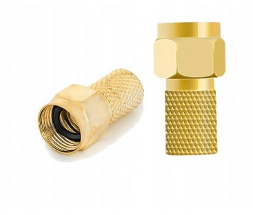 Wtyk typu F Big Nut 6,8/22mm Spacetronik - 1 szt.