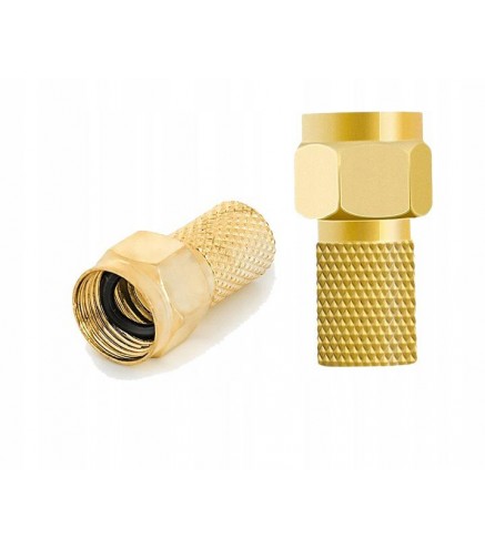 Wtyk typu F Big Nut 6,8/22mm Spacetronik - 1 szt.