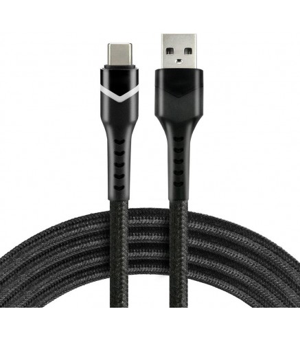KABEL USB-A / USB-C RGB LED everActive CBB-1CBR 100cm 3A