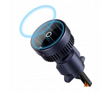 UCHWYT SAMOCHODOWY ŁADOWARKA INDUKCYJNA Baseus MagPro BS-CW04 Qi 2.0 15W MagSafe NA KRATKĘ CZARNY