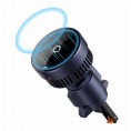 UCHWYT SAMOCHODOWY ŁADOWARKA INDUKCYJNA Baseus MagPro BS-CW04 Qi 2.0 15W MagSafe NA KRATKĘ CZARNY