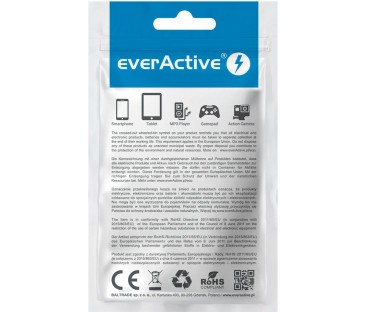 KABEL USB-C / USB-C RGB LED everActive CBB-1PDR 100cm 3A