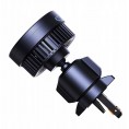 UCHWYT SAMOCHODOWY ŁADOWARKA INDUKCYJNA Baseus MagPro BS-CW04 Qi 2.0 15W MagSafe NA KRATKĘ CZARNY
