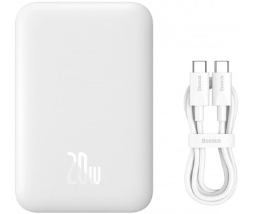 Powerbank Baseus Magnetic Mini Air PPCXM06A 6000mAh MagSafe 15W PD QC 20W USB-C + kabel