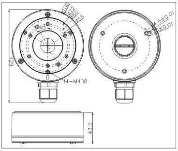 ADAPTER HIKVISION DS-1280ZJ-XS