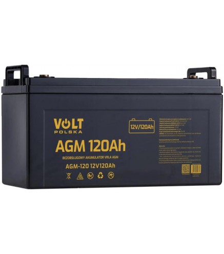 Akumulator Volt Polska AGM 120Ah