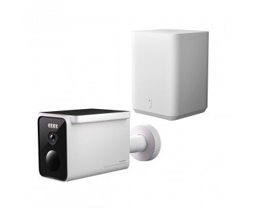 Xiaomi Solar Outdoor Camera Bw400 Pro Set | Zestaw Kamera Solarna + Stacja Bazowa | 10000Mah, 1440P, Ip66, Wi-Fi 2.4Ghz
