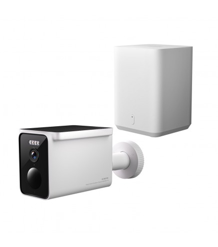 Xiaomi Solar Outdoor Camera Bw400 Pro Set | Zestaw Kamera Solarna + Stacja Bazowa | 10000Mah, 1440P, Ip66, Wi-Fi 2.4Ghz