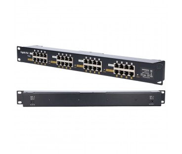 Extralink 16 Portowy | Gigabit Poe Injector | 16X 1000Mb/s Rj45, Obudowa Rack
