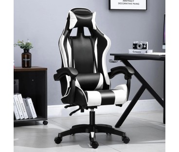 Extralink Gaming | Fotel Gamingowy | Biurowy, Obrotowy, Kubełkowy, Czarno-Biały, G-526