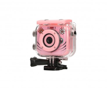 Extralink Kids Camera H18 Różowa | Kamera | 1080P 30Fps, Ip68, Wyświetlacz 2.0"