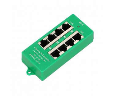 Extralink 4 Portowy | Gigabit Poe Injector | Aktywny, 4 Porty Gigabit 802.3At/af, Mode A